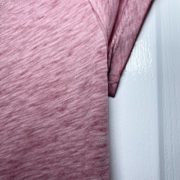 We The Free Women’s Burnout V-Neck Short Sleeve Tee in Dusty Rose - Picture 8 of 12